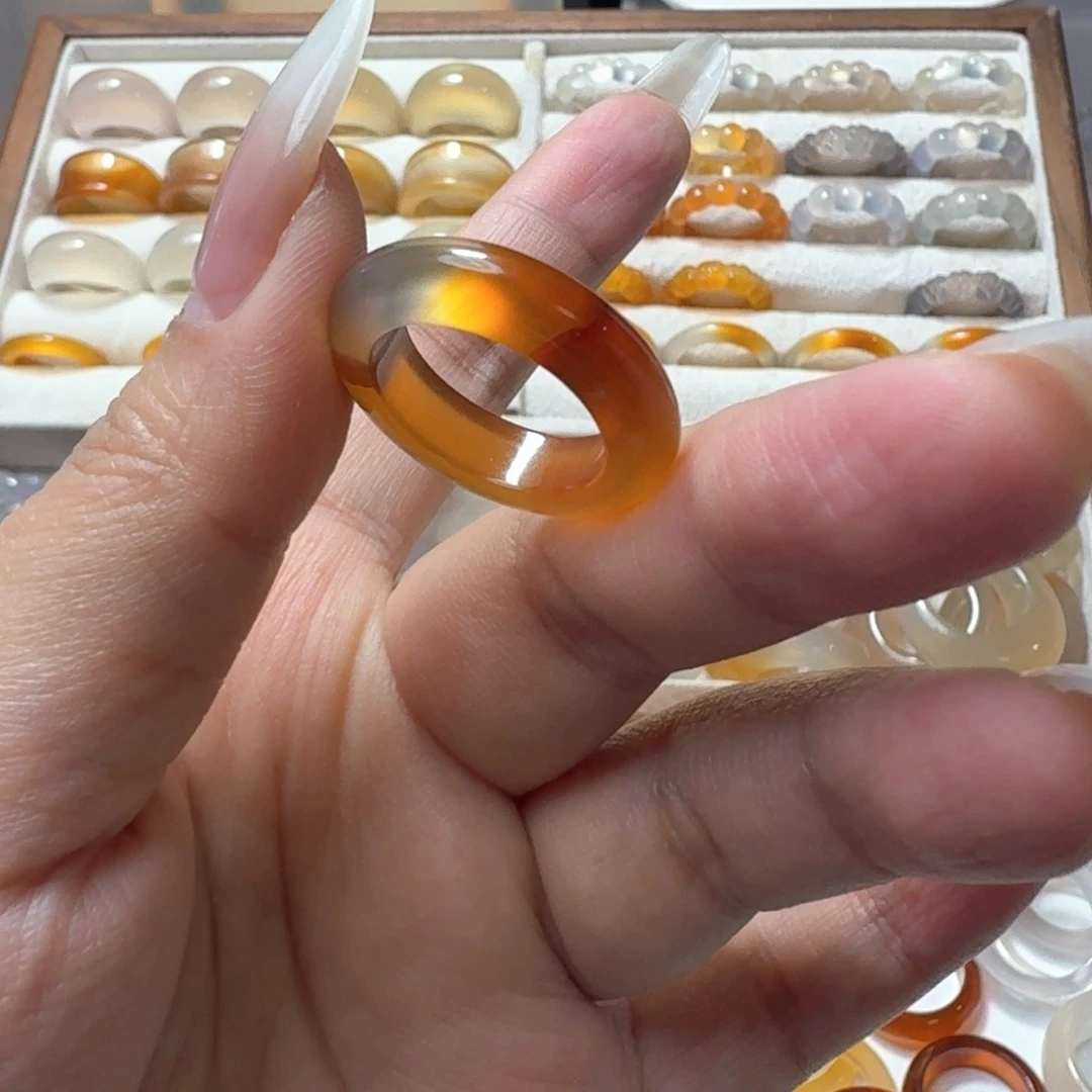 合金戒指玛瑙/玉髓207港15