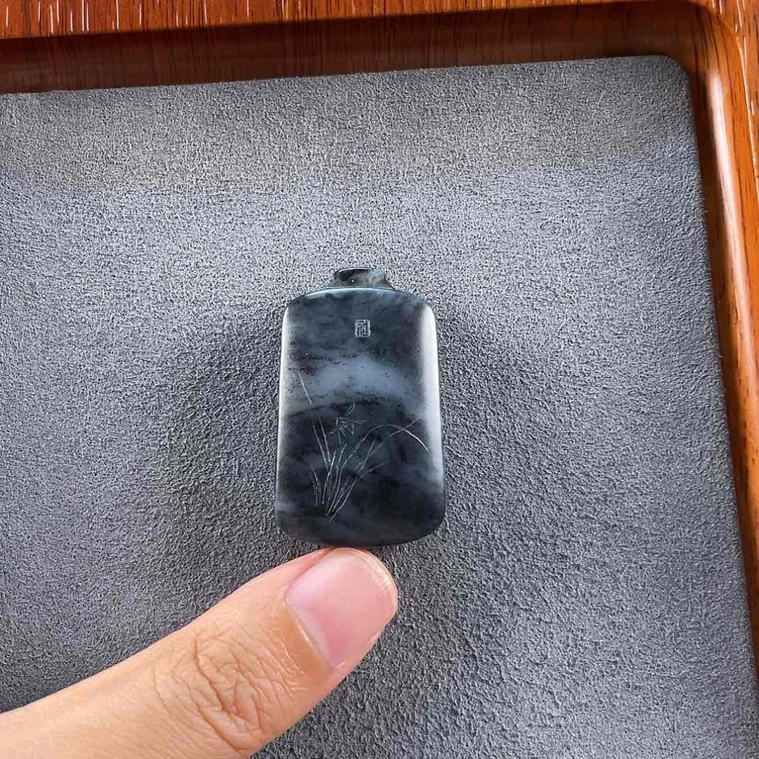 和田玉未镶嵌吊坠(不含链)