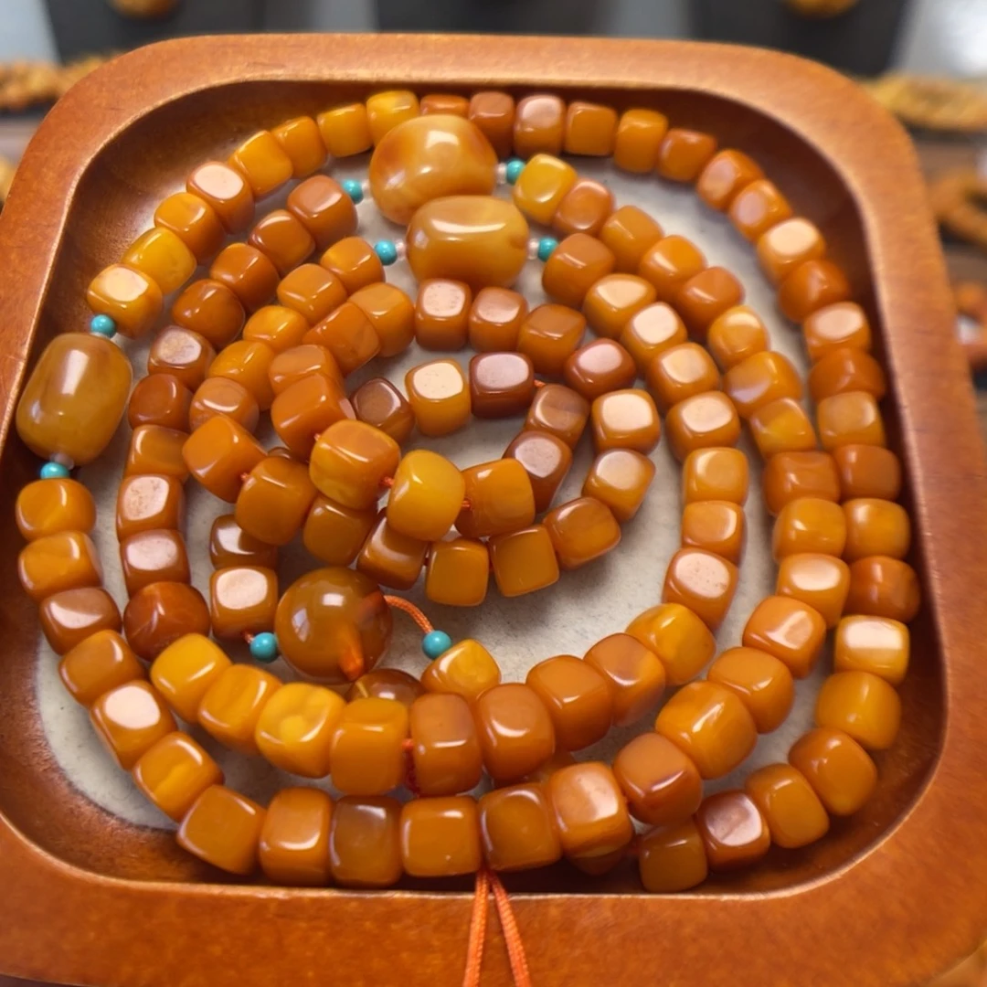 蜜蜡未镶嵌手串蜜蜡