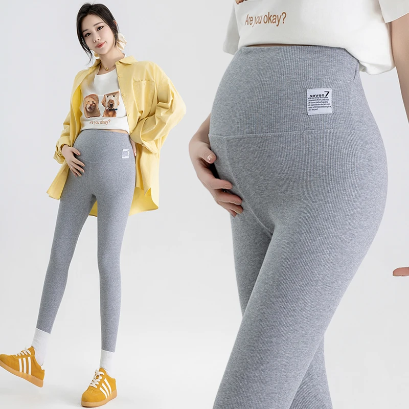 2025春季孕妇打底裤新款无抽绳无托腹新款孕妇修身小脚裤长裤