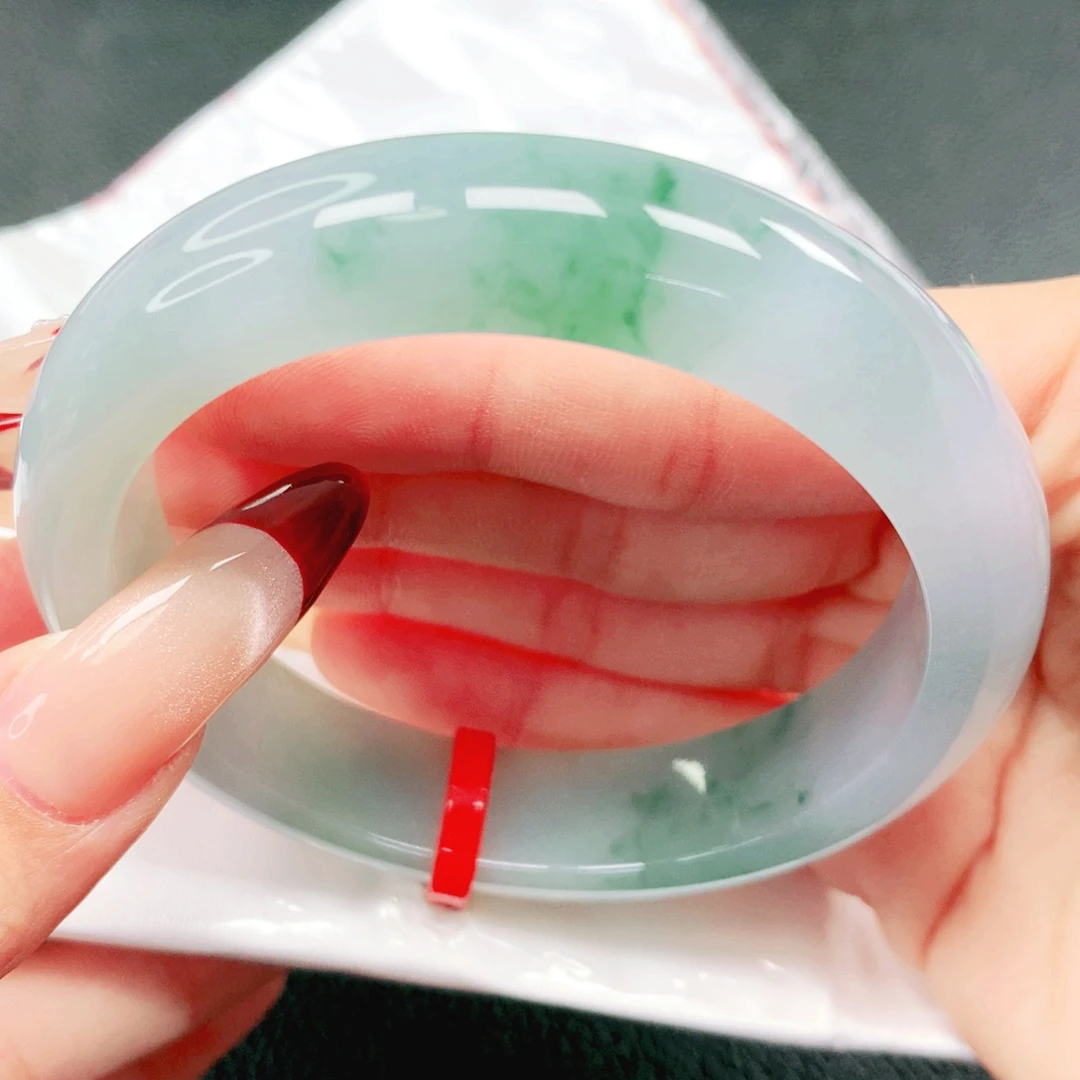 翡翠未镶嵌手镯58