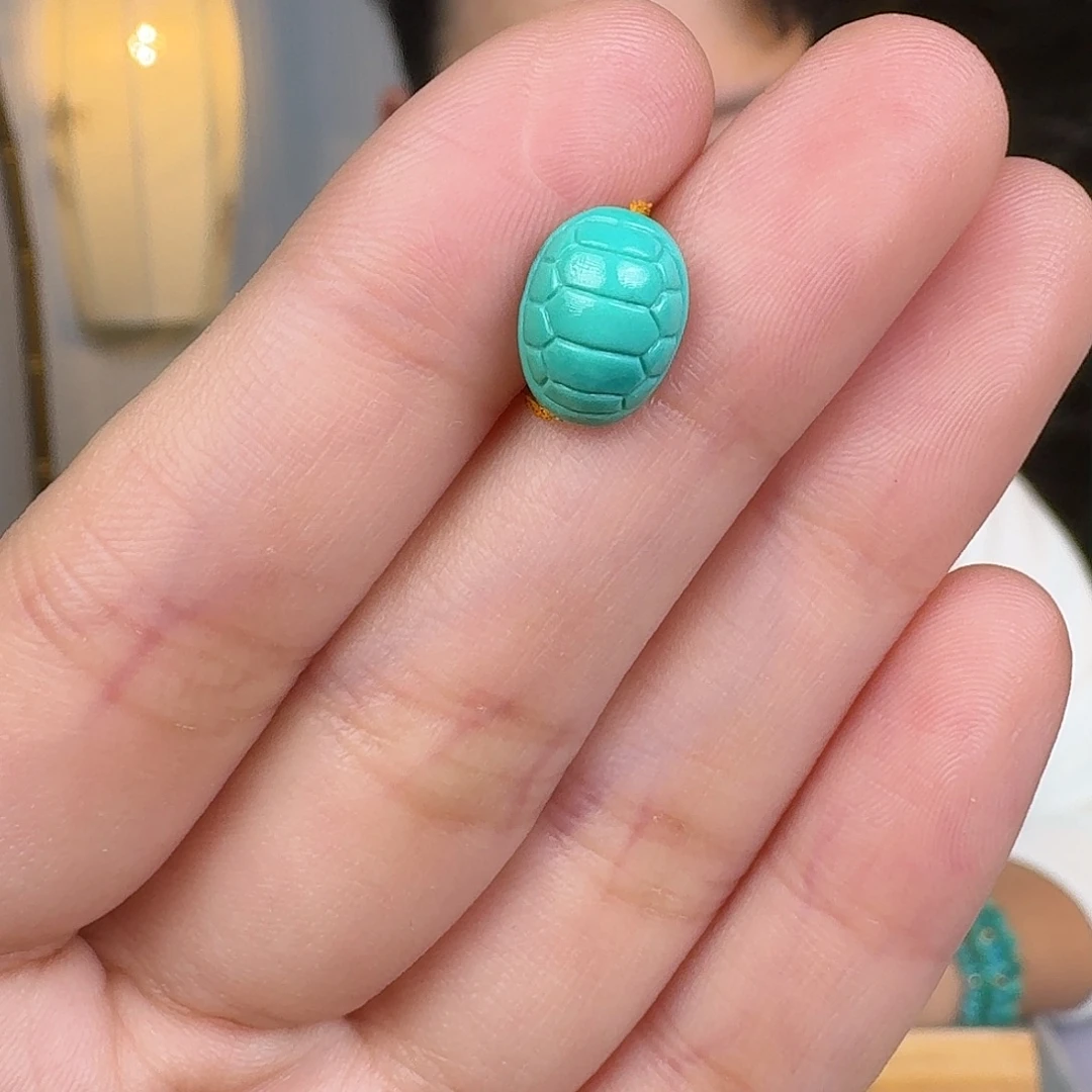 绿松石未镶嵌挂件