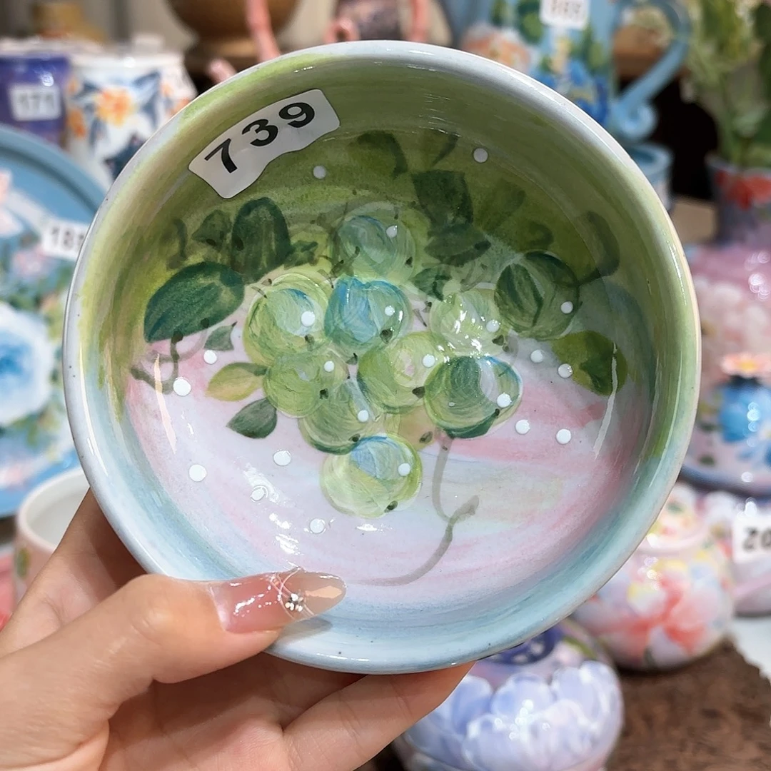 景德镇手绘高温釉下彩陶瓷茶具