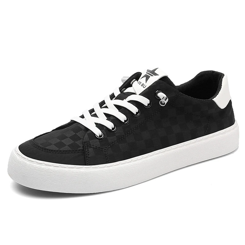2025春季新款男鞋潮鞋软底帆布鞋韩版百搭潮流休闲鞋透气舒适板鞋