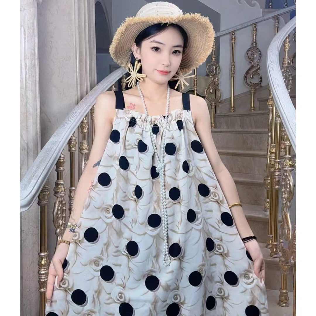 十一专属【珍珠奶茶】春夏新款百搭时尚大码连衣裙碎花女装