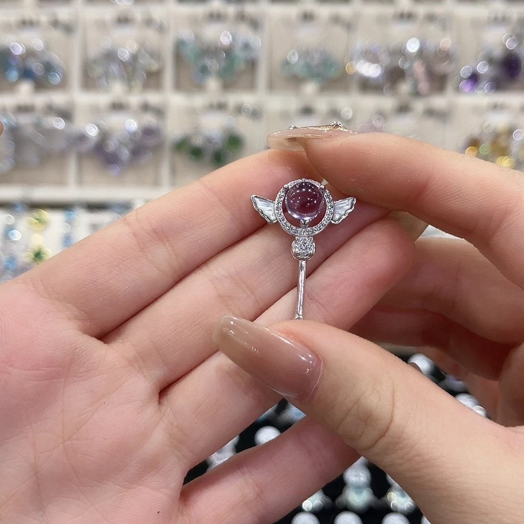 蛇纹石玉银S925镶嵌戒指