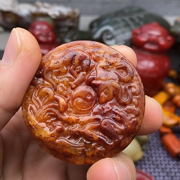 未镶嵌蛇纹石玉颈饰