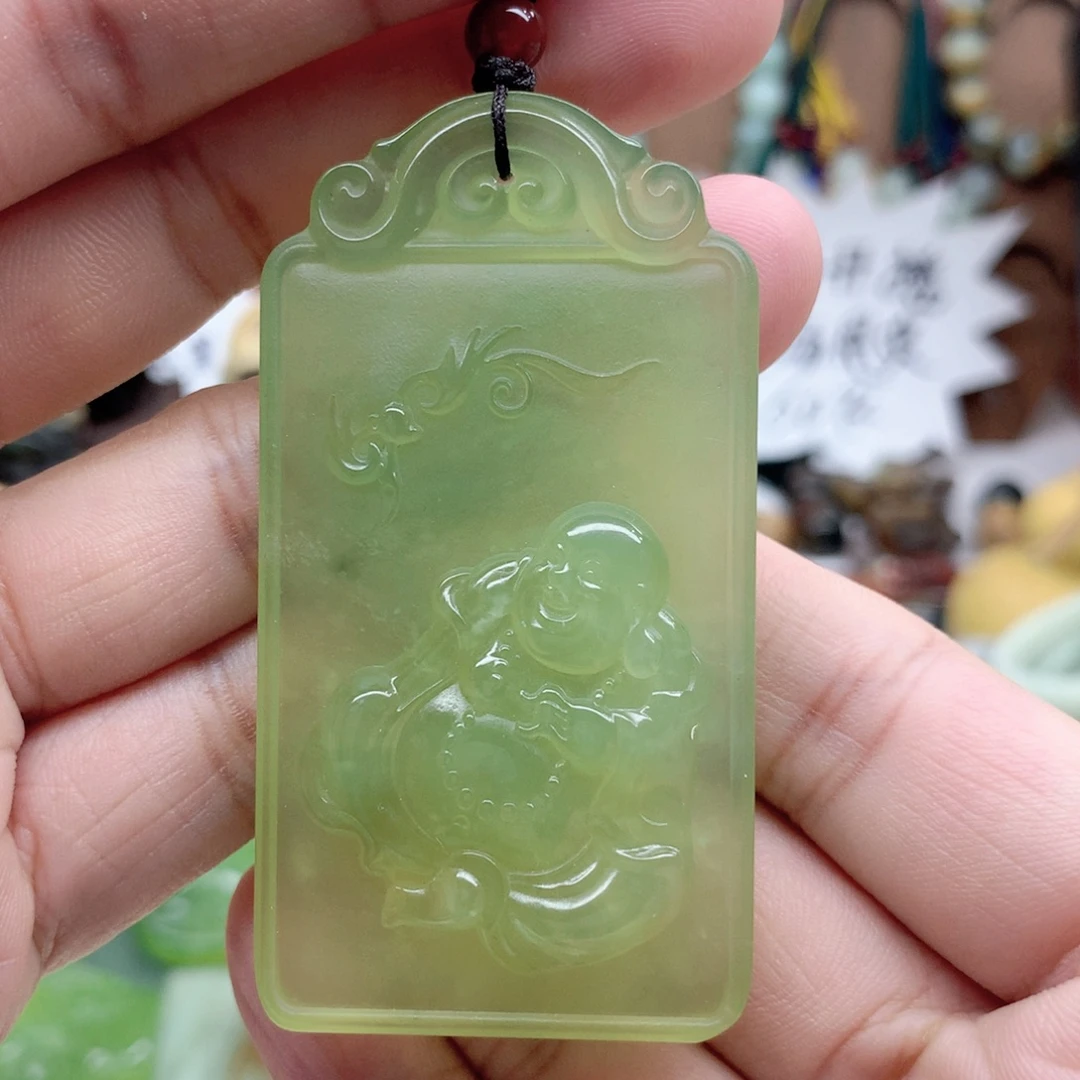 岫玉未镶嵌吊坠(不含链)