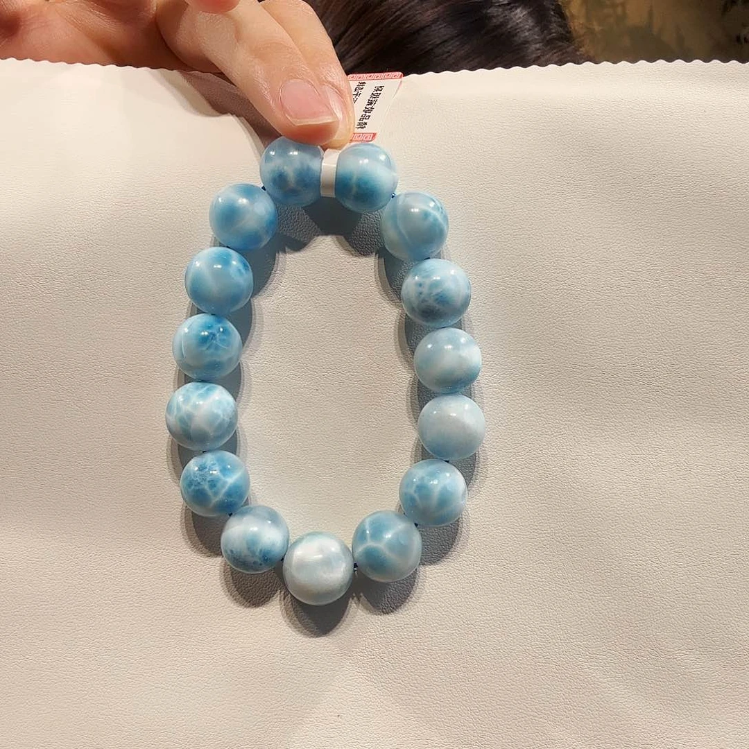 针钠钙石（海纹石）未镶嵌手链海纹石
