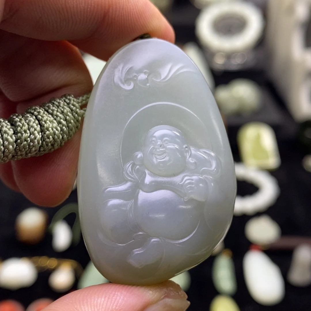 和田玉未镶嵌挂件