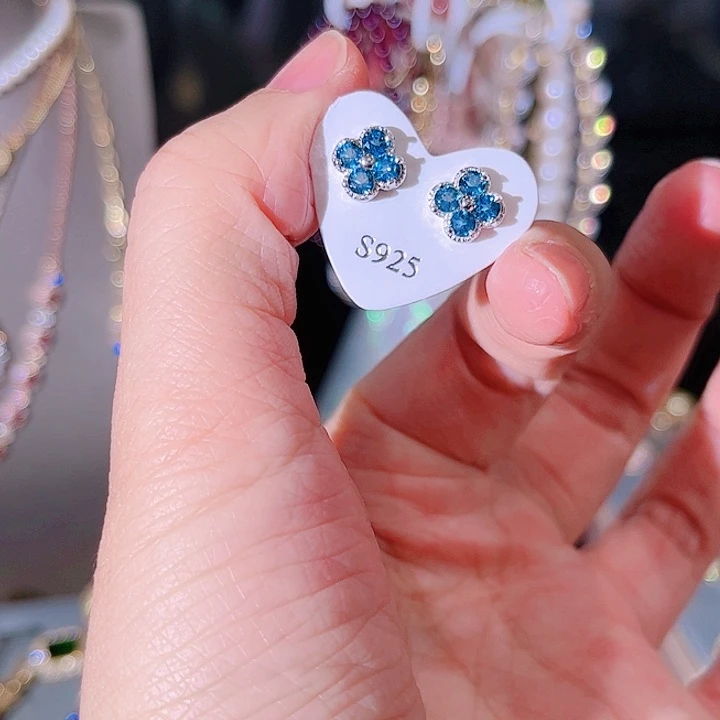 紫晶项链未镶嵌耳钉