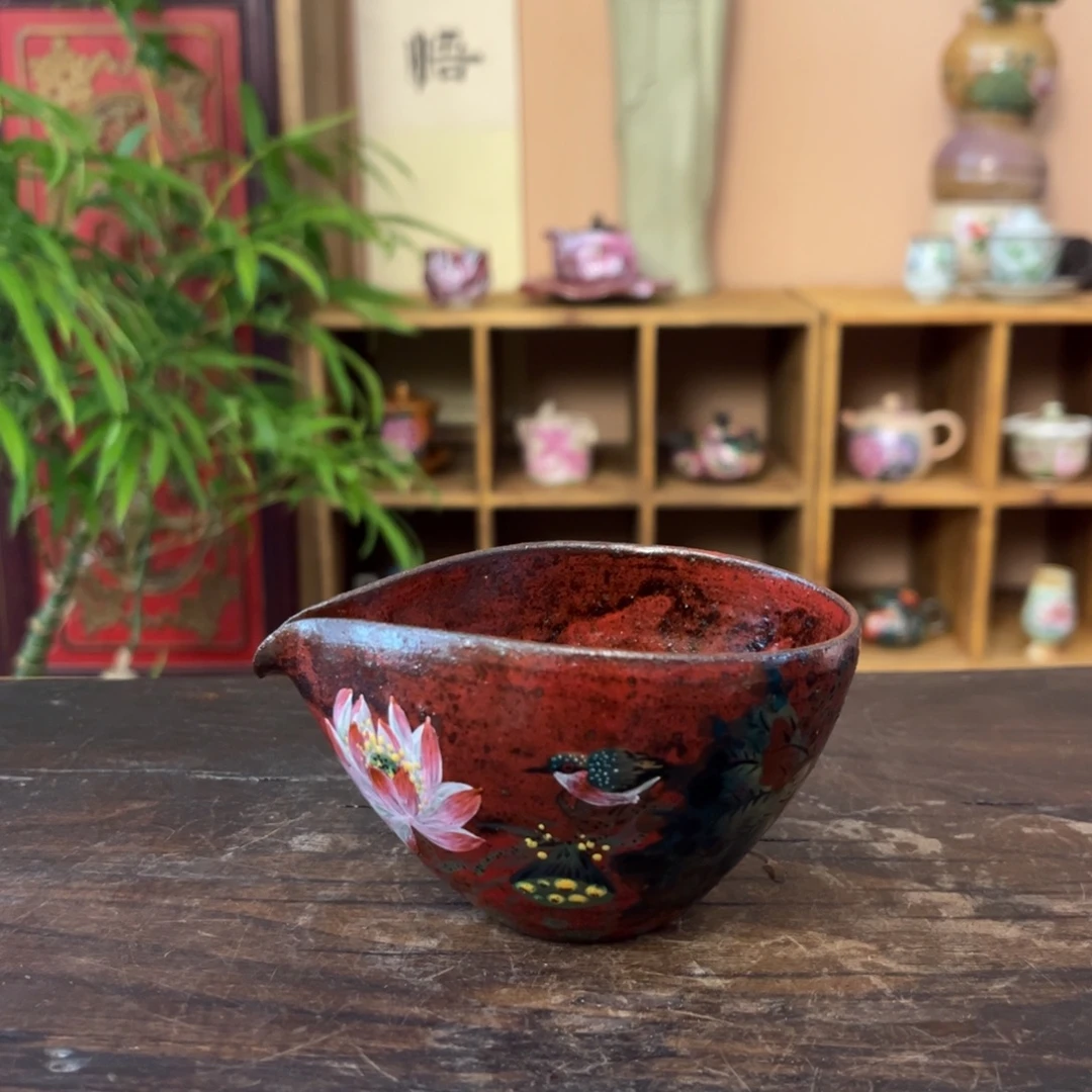 美***西柴烧手工手绘陶瓷