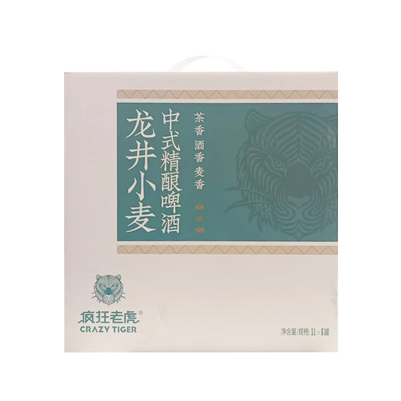 疯狂老虎龙井小麦中式精酿啤酒1L*6