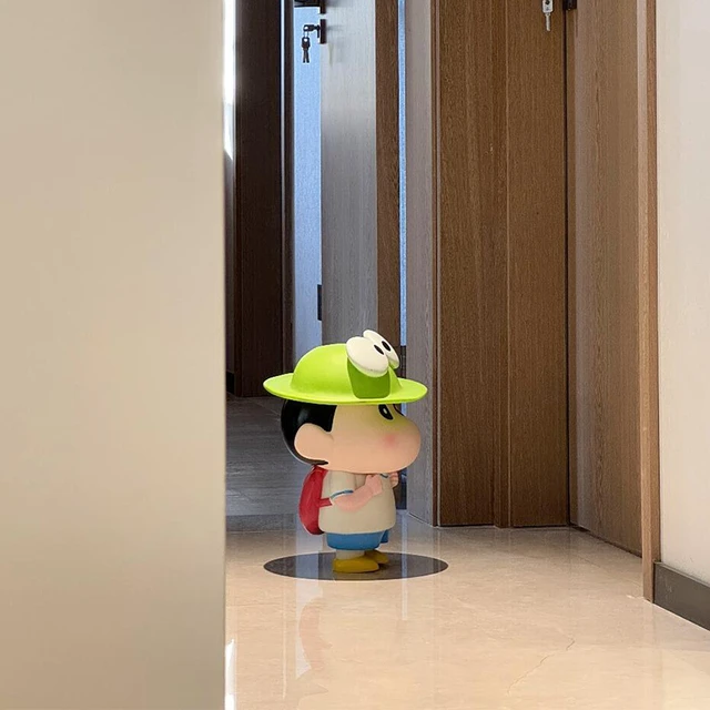 青蛙蜡笔小新摆件入户门玄关摆件客厅桌面装饰电视柜饰品家居好物