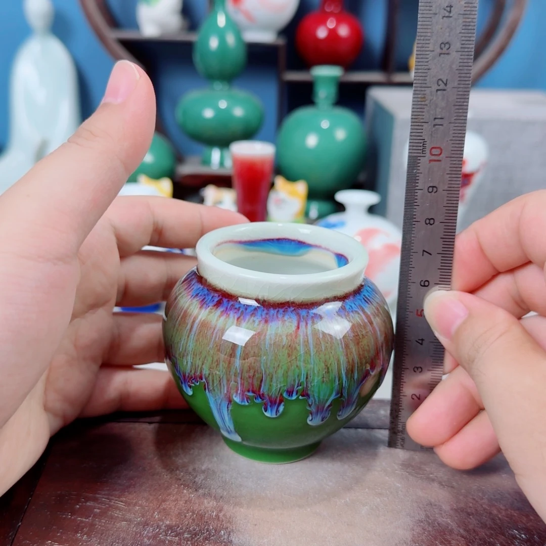 陶瓷手工小花器摆件