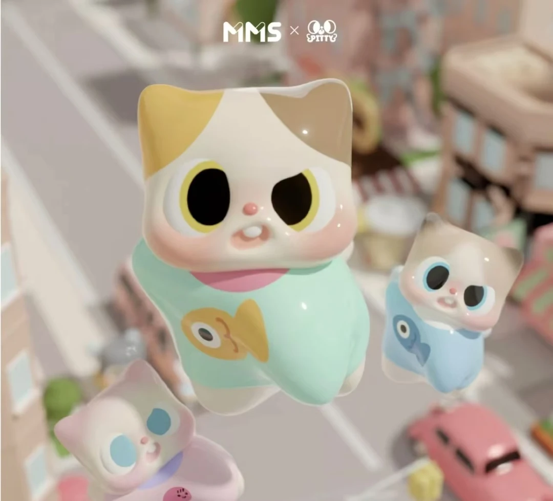 【乖乖2.20】pitty猫猫大转盘-正品IP潮玩盲盒摆件【标签带黑字不拆】