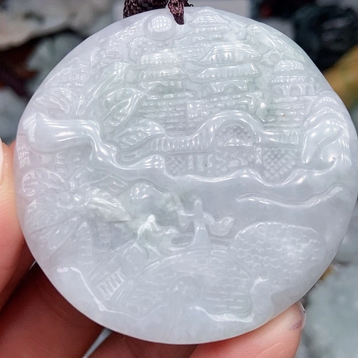 颈饰未镶嵌翡翠翡翠