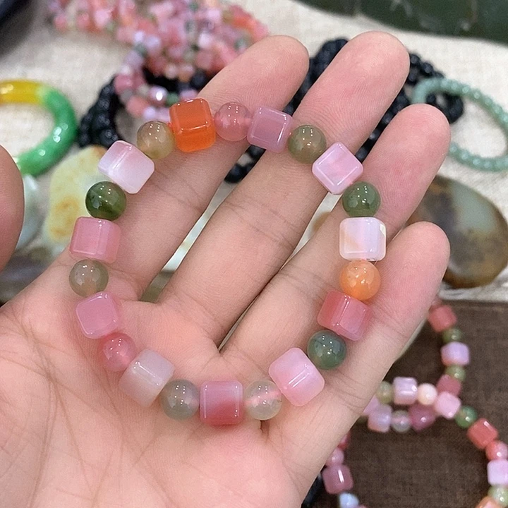 玛瑙/玉髓手链合金