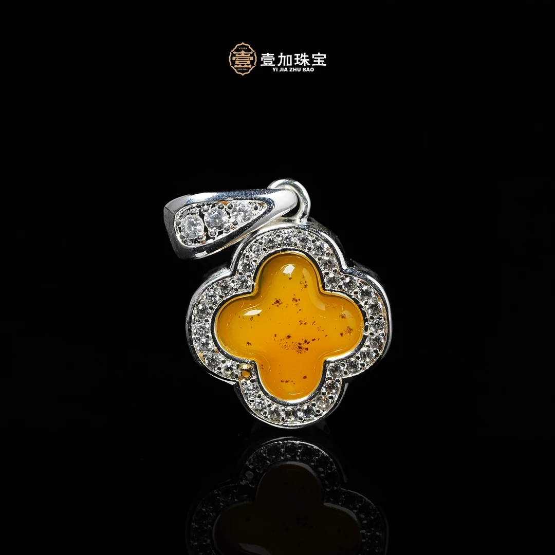 合金吊坠 壹加师姐|手工设计苍蝇四叶草吊坠多样性发一6433E