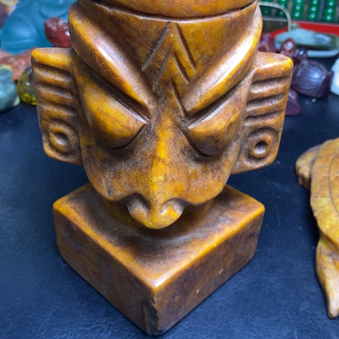 吊坠白玉菩提尔*精品文玩