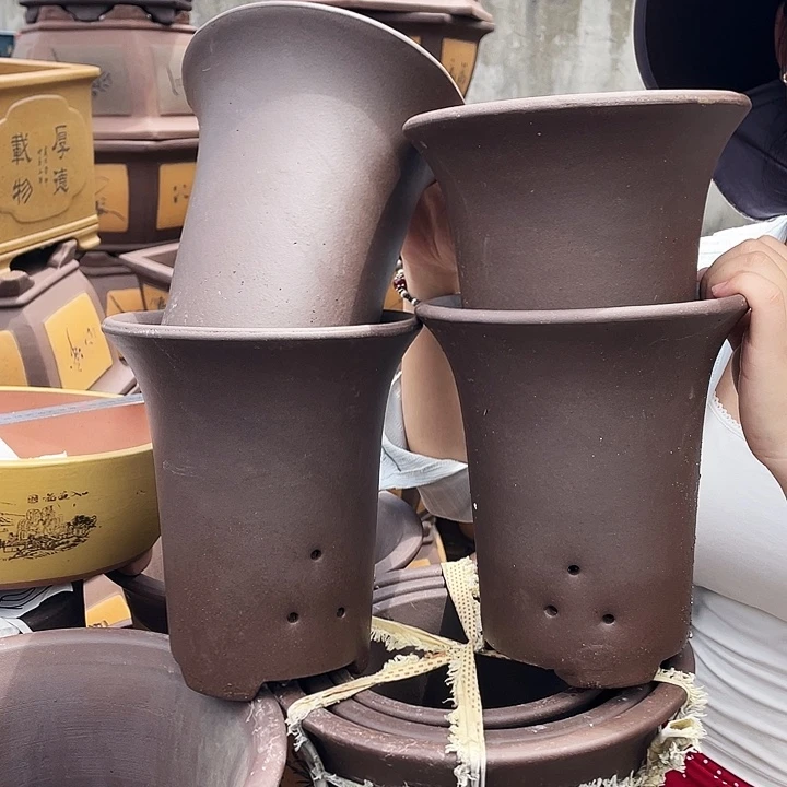 18素面兰花盆花盆×4个一组