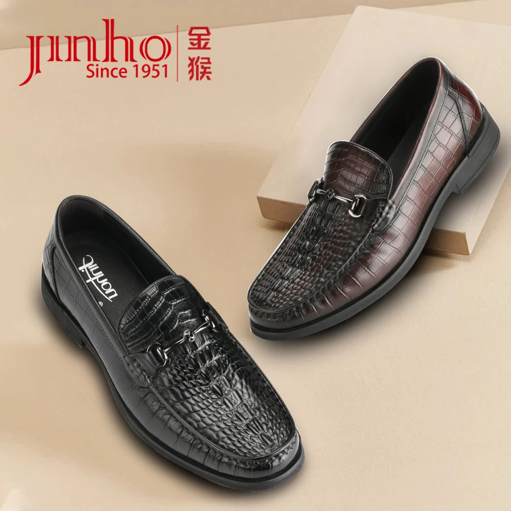 Jinho/金猴薄款平跟豆豆鞋乐福鞋时尚春夏休闲商务百搭282910A/B