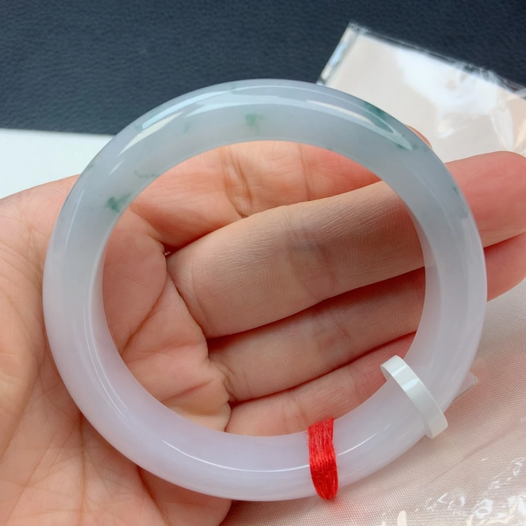 未镶嵌手镯翡翠55圈
