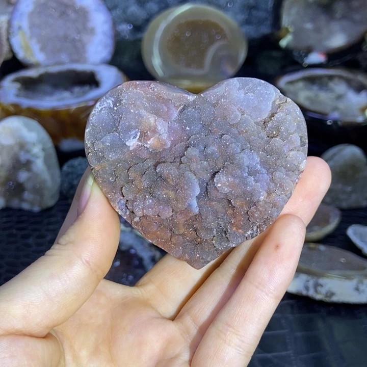 珠宝半成品未镶嵌水晶爱心
