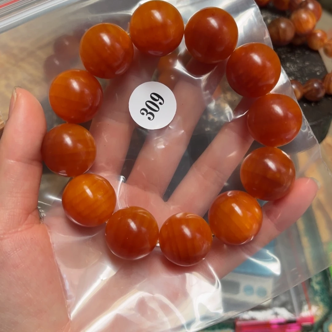 松木（琥珀木）手串/手链不*309号2.1包浆