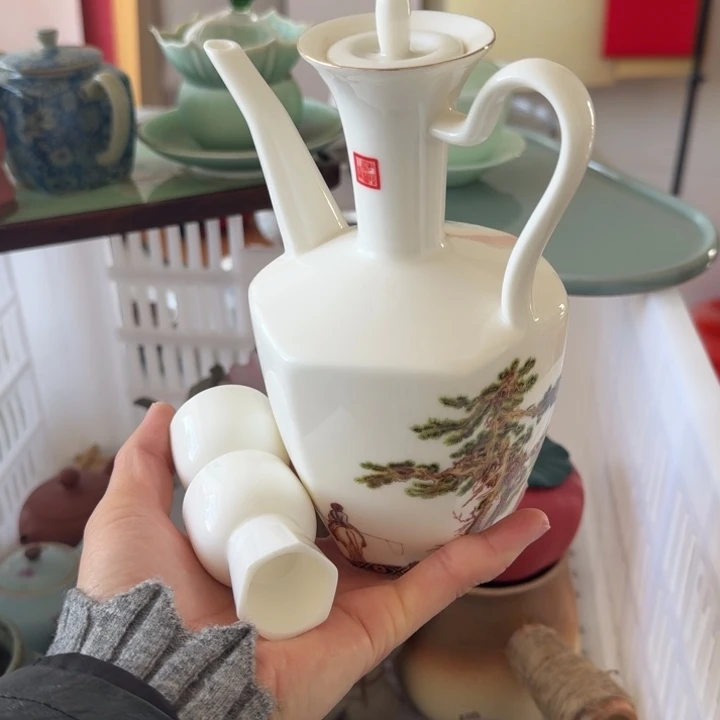 微瑕陶瓷茶具茶杯茶壶