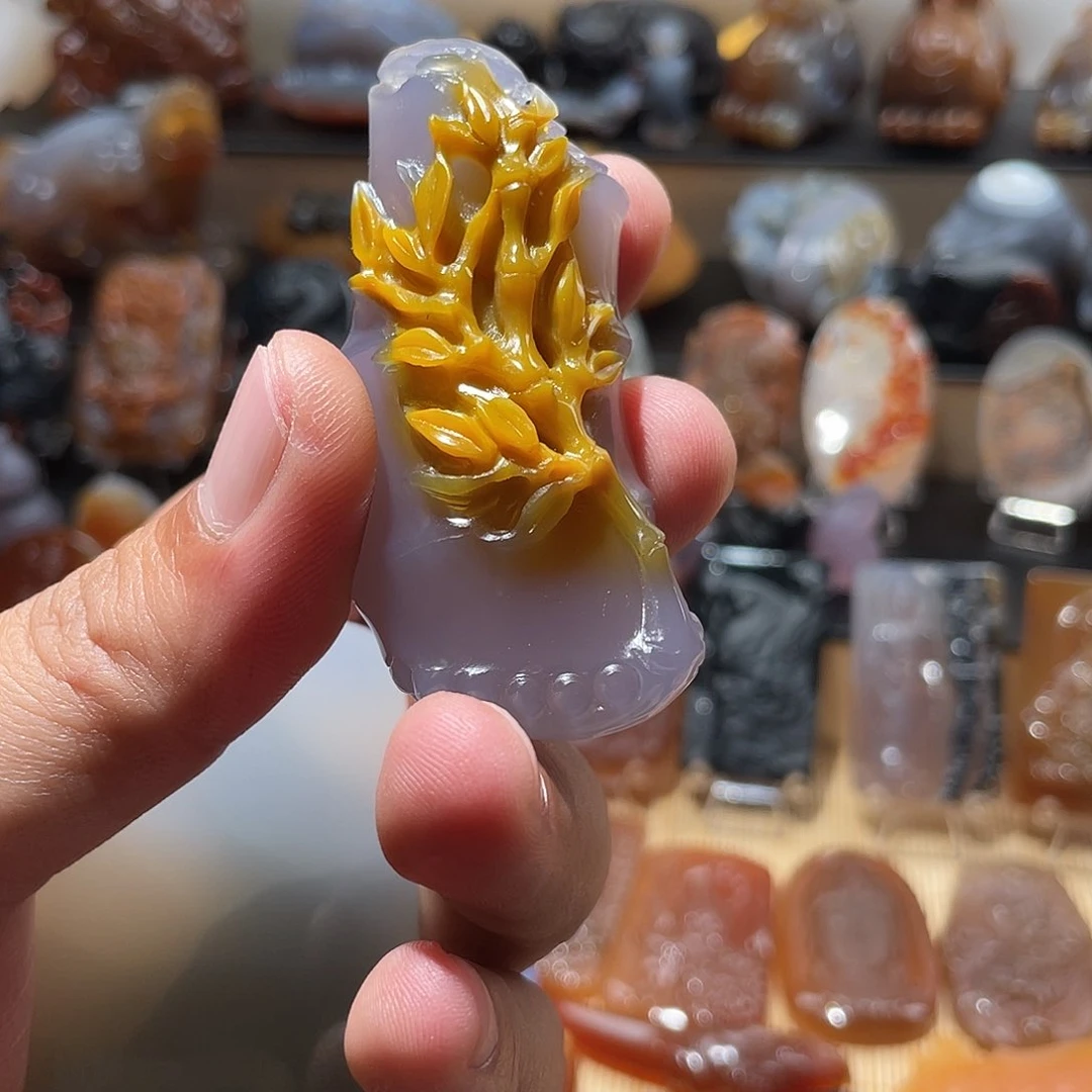 玛瑙/玉髓颈饰未镶嵌Z*…