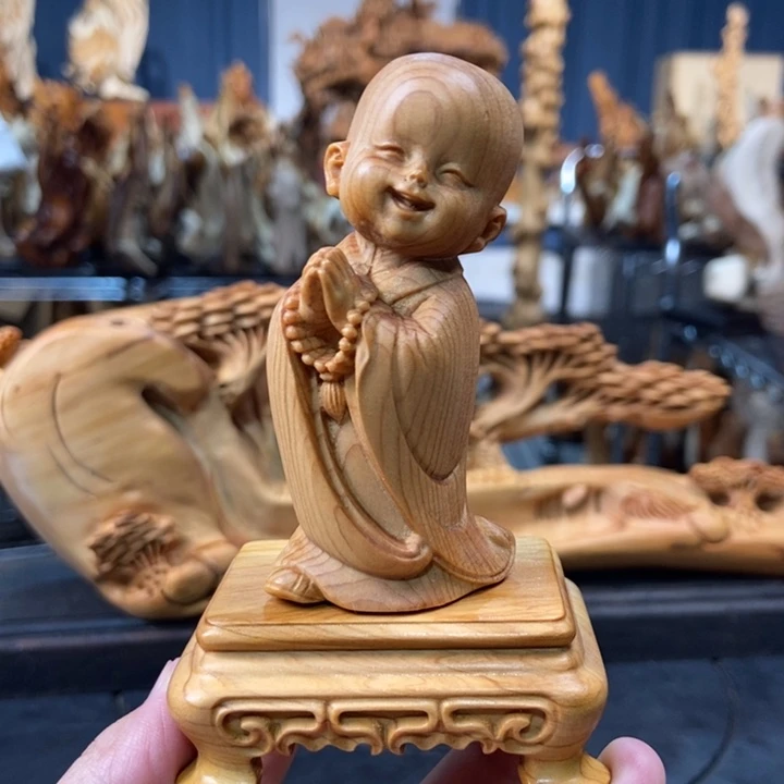 柏木（崖柏）手把件