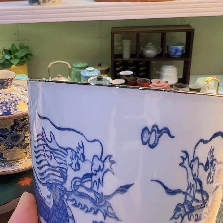 青花瓷器茶具茶叶罐旅行套装个人杯