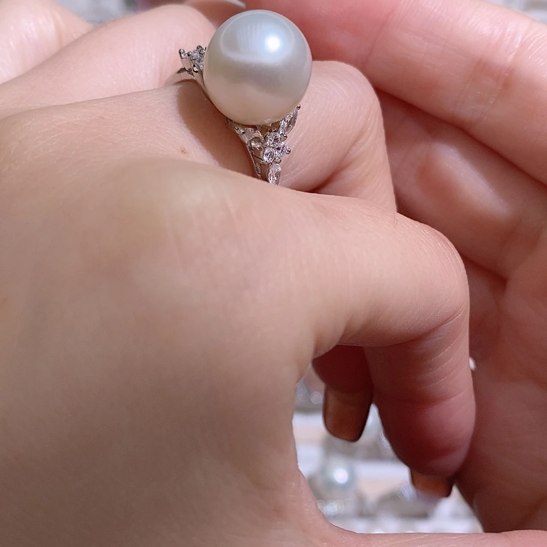 淡水珍珠戒指未镶嵌w12.3