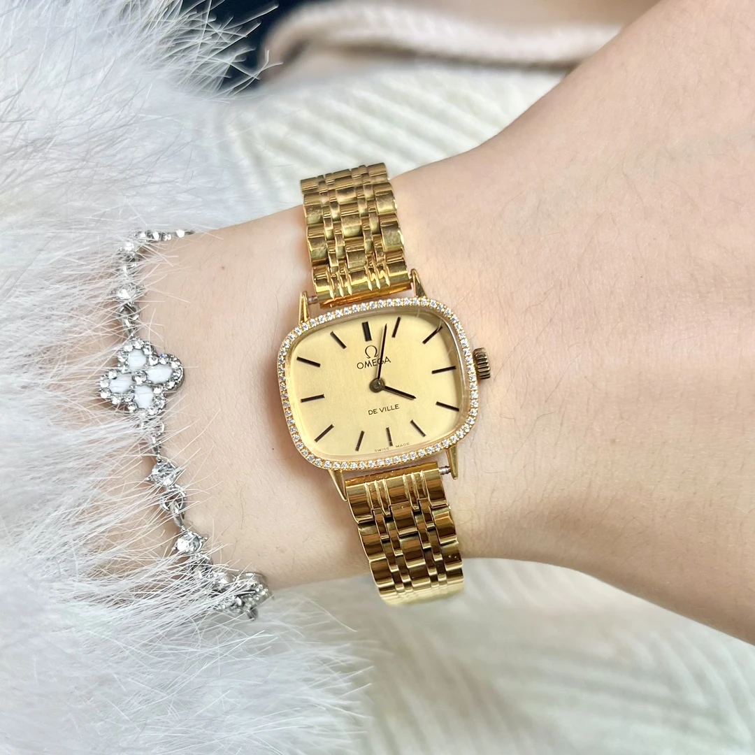 95新 Omega/欧米茄 蝶飞/手动机械/OM1005