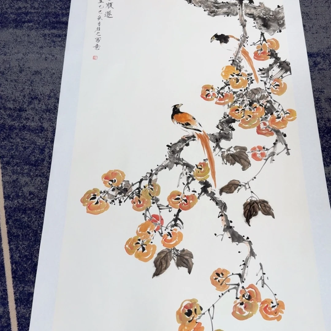 国画国画作品山水花鸟