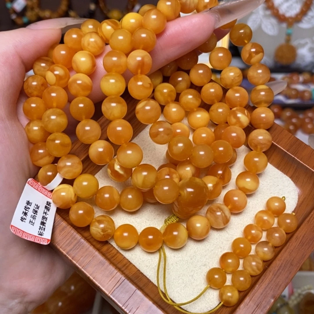 【闪购商品】蜜蜡颈饰未镶嵌项链