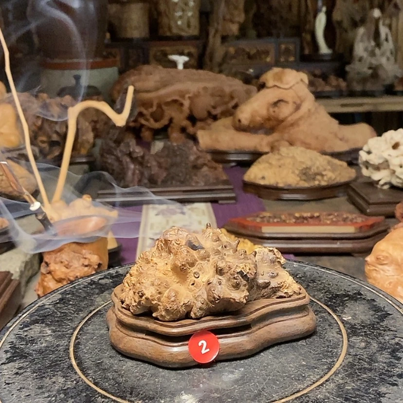 【闪购商品】2号黄金檀木香炉工艺