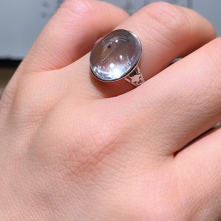 水晶银S925镶嵌颈饰