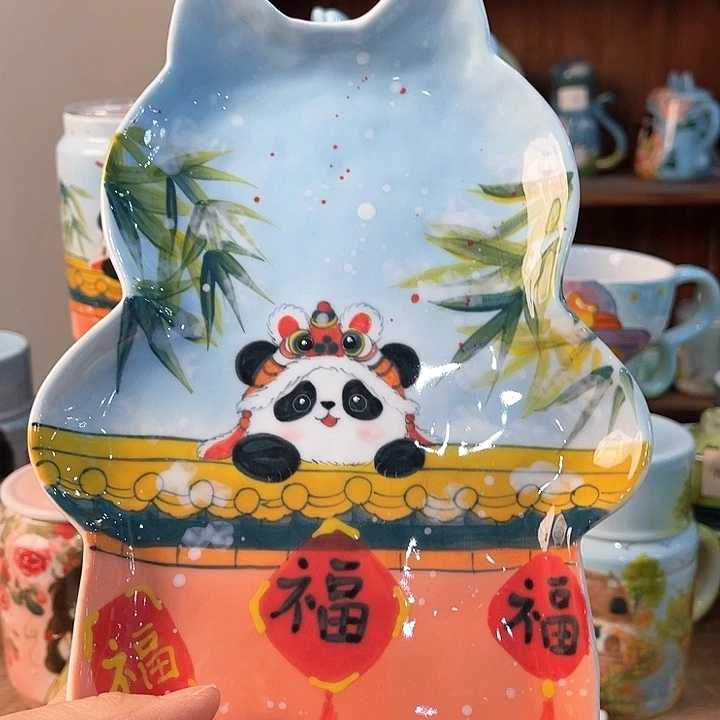 陶景德镇釉下手绘陶瓷