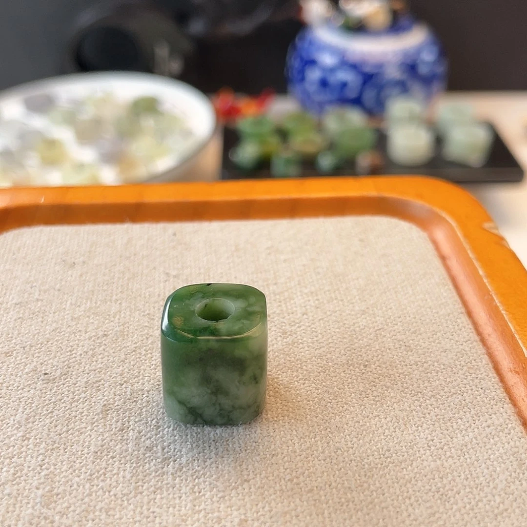未镶嵌戒指和田玉c8 特色料珠珠