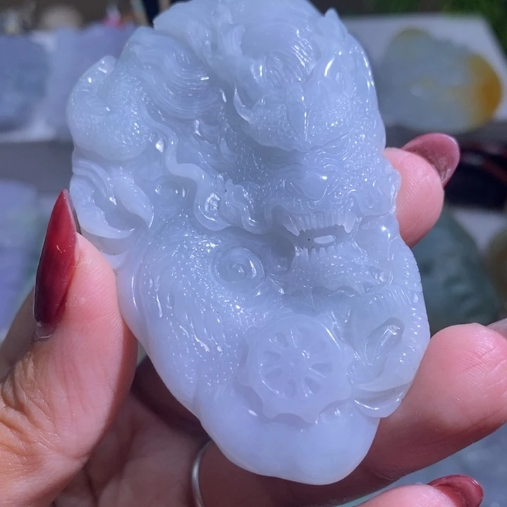 【闪购商品】翡翠未镶嵌颈饰龙牌