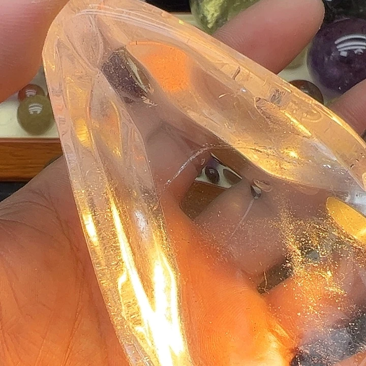 蓝***上水晶珠宝半成品未镶嵌13