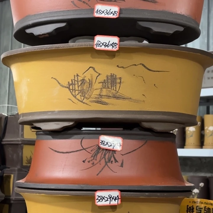 紫砂花盆            148-4