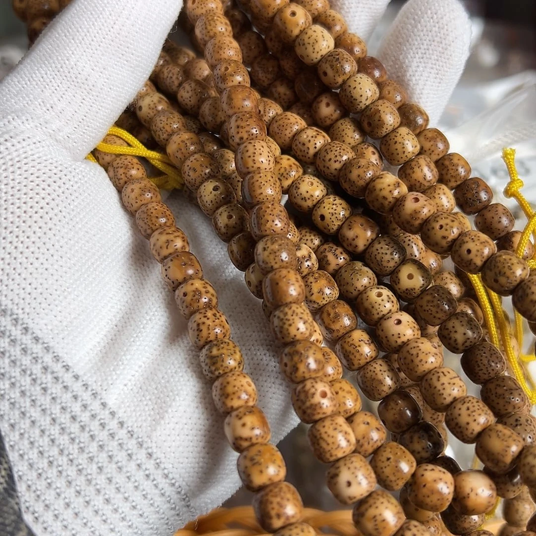 星月菩提吊坠8虎皮长串三条随机发一条