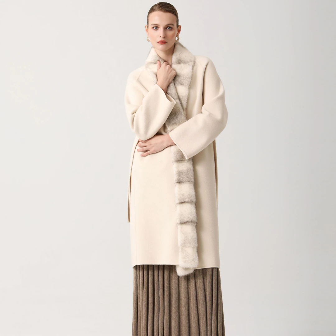 KZXY【ZYIXUAN - 雪的女人 】冬季新款时尚双面呢大衣 ZYX230258