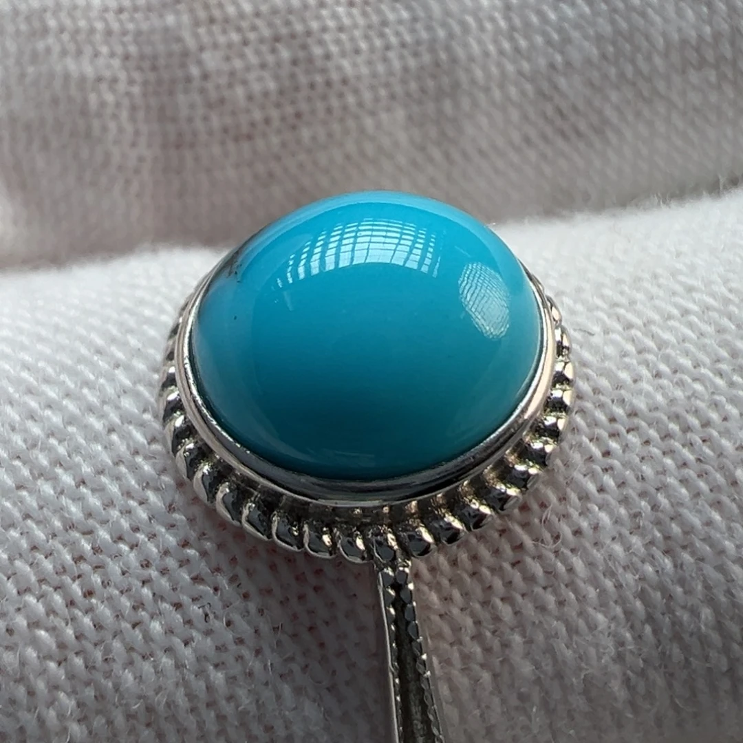 绿松石银S925镶嵌配饰