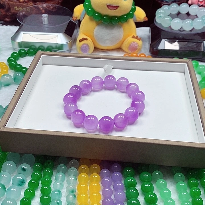 虹***郿紫色15+。      13颗