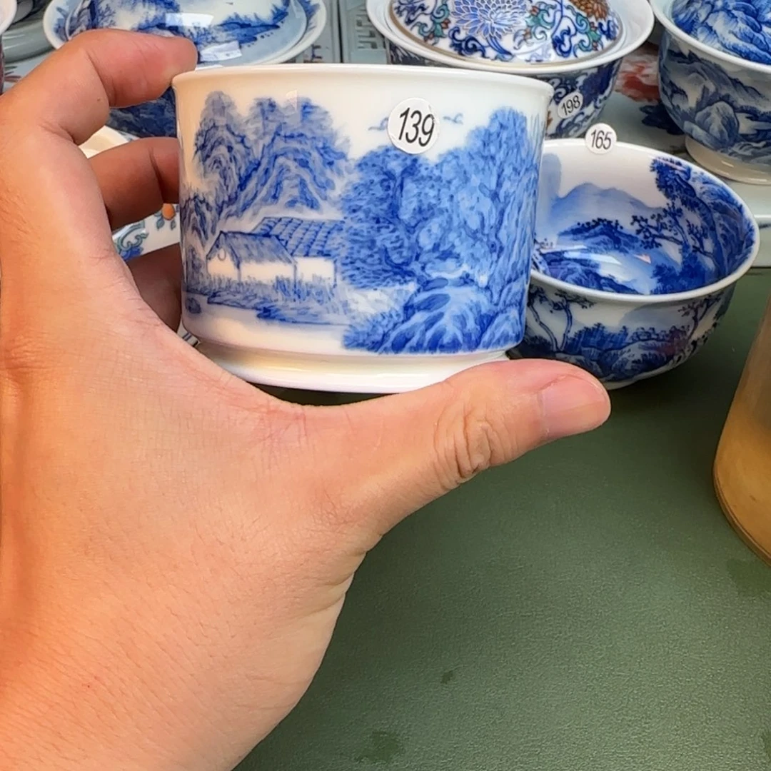 彦祖纯手工手绘茶具139