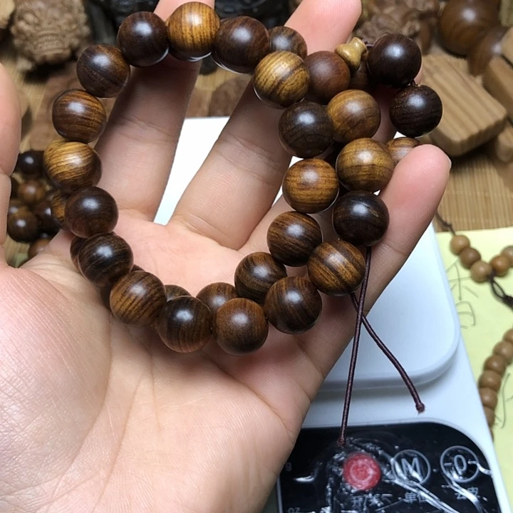 檀香木手串/手链老山檀香1.2全品手持
